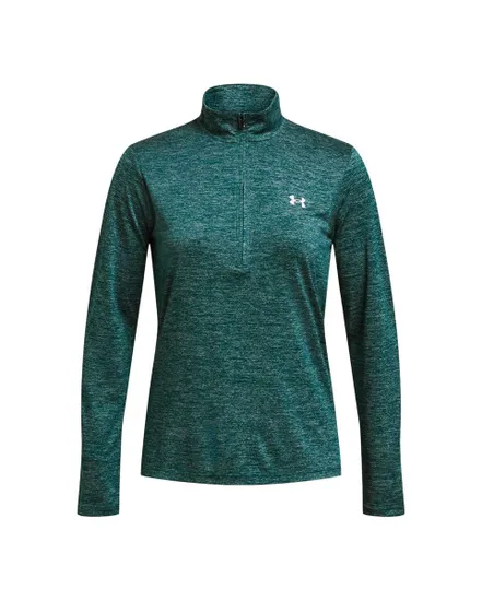 Sweat 1/2 zip ML Femme TECH 1/2 ZIP- TWIST Vert