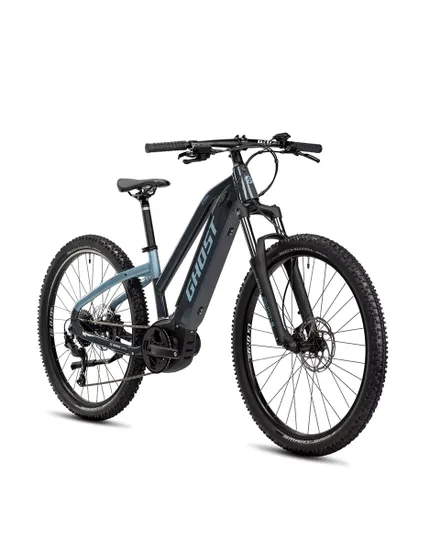 VTT électrique semi rigide Unisexe E-TERU MID Gris/Bleu