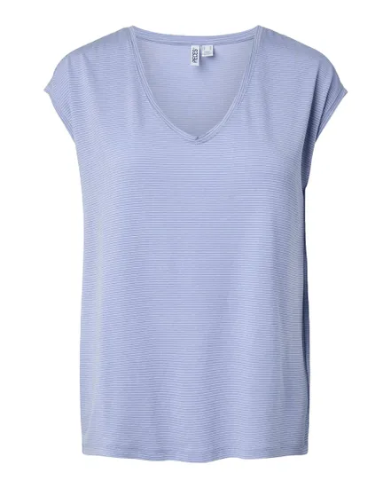 T-shirt Femme PCBillO Lurex Stripes