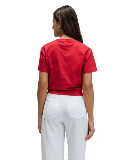 T-shirt Femme Branding Flowers Broderie