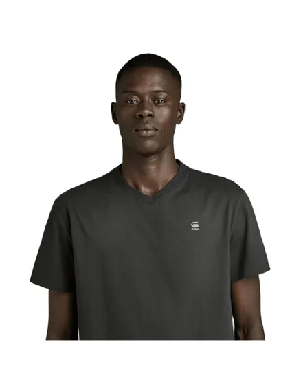 T-shirt col V Homme BASE-S V T SS Noir