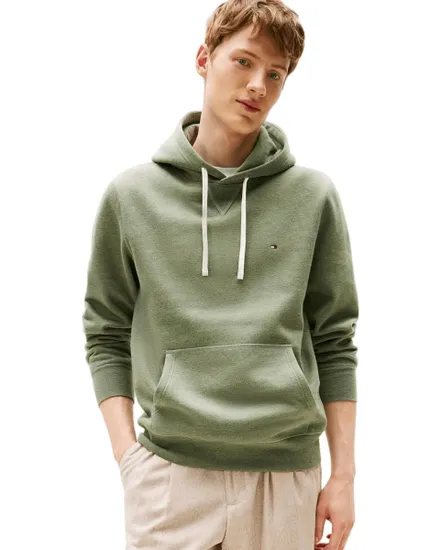 Sweat à capuche Homme ESS SEASONAL FLEECE HOODY Vert Sauge
