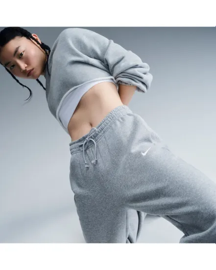 Pantalon de survetement Femme W NSW PHNX FLC HR OS PANT 2 Gris