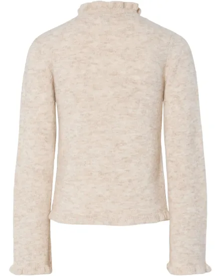 Pull Femme PCJasmijn LS High Neck Knit