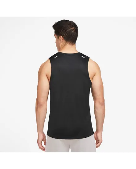 Débardeur de running Homme M NK DF UV RDVN MILER TANK PRT Noir