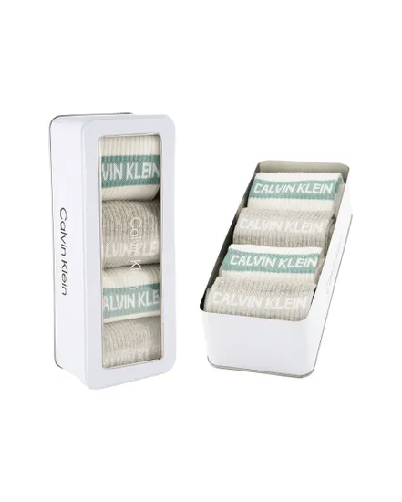 Chaussettes Femme Lot 4 Paires Coffret Calvin Klein