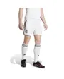 Short de football Homme REAL H SHO Blanc