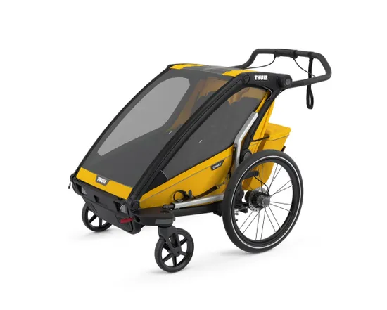 Remorque pour enfant 2 places CHARIOT SPORT Jaune