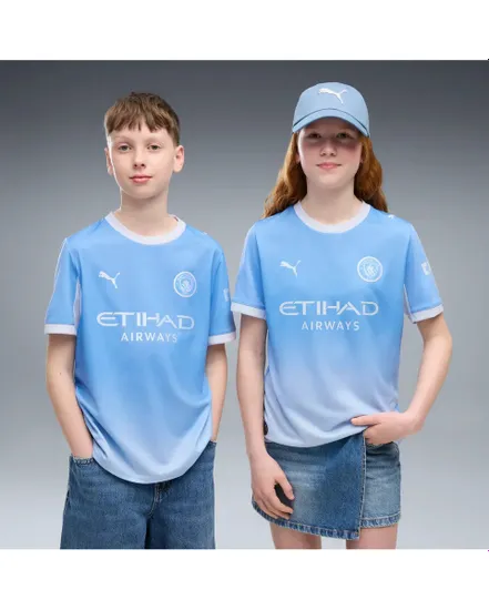 Maillot de football Enfant MCFC HOME JERSEY REPLICA JR Bleu