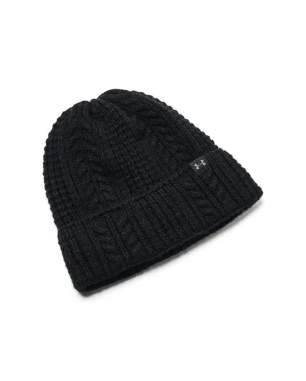 Bonnet Femme W HALFTIME CABLE KNIT BEANIE Noir