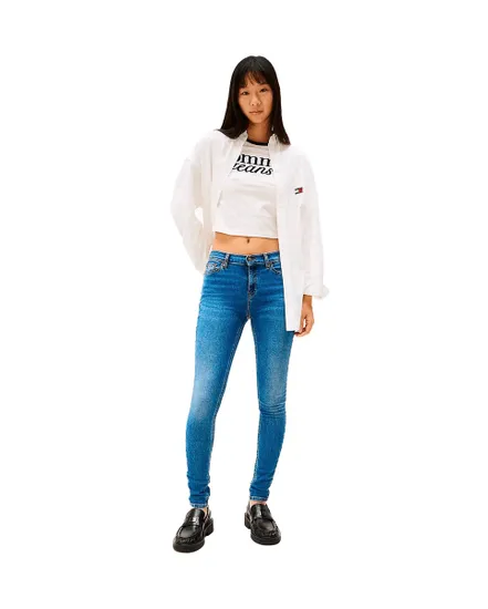 Jean Skinny Femme Nora Faded Mid Rise