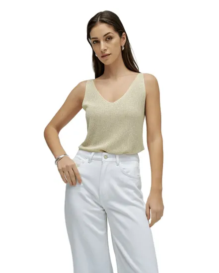Top Femme Salsa Bretelles Encolure V Lurex