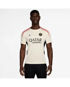 Maillot de football Homme PSG M NK DF STRK SS TOP K3R Beige