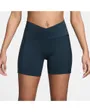 Cycliste Femme W NK DF ONE HR 5IN WRAP SHORT Bleu