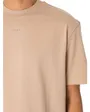 T-shirt col rond Homme DAPOLINO Beige Medium