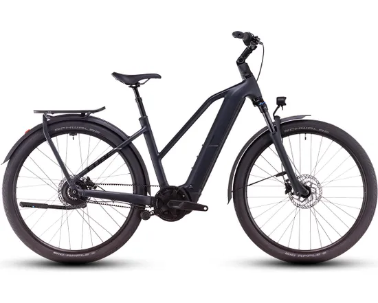 Vélo électrique trekking Femme KATHMANDU HYBRID COMFORT PRO 800 Noir