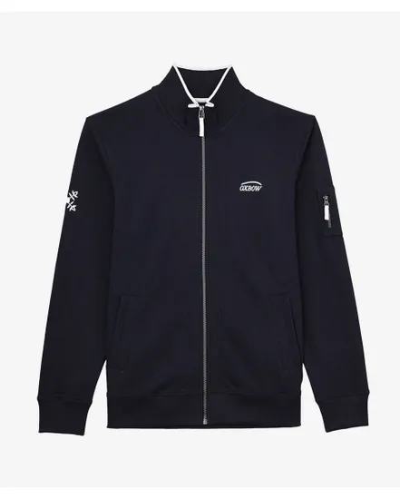 SWEAT FULL ZIP ESSENTIEL Homme Bleu