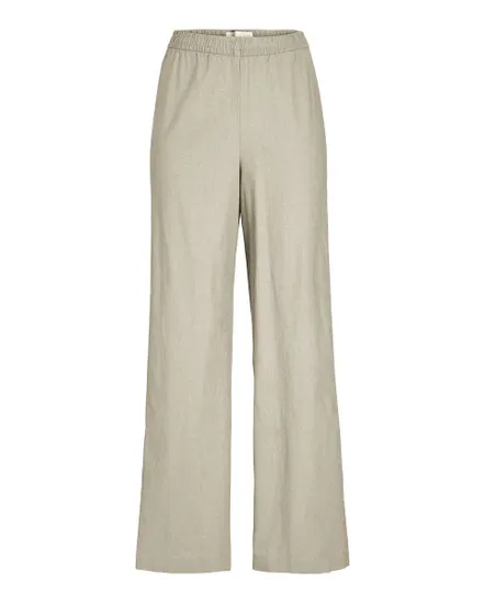 Pantalon Femme JXPOPPY SUMMER HW PANT PNT SN Gris