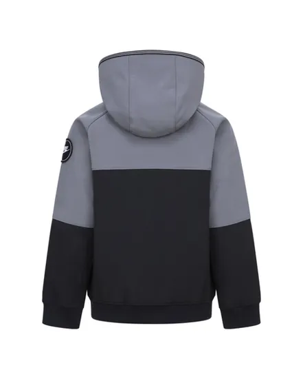 Veste zip à capuche Enfant NKN FUTURA SOFTSHELL Gris