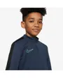 Haut zip manches longues Enfant K NK DF ACD23 DRILL TOP BR Bleu