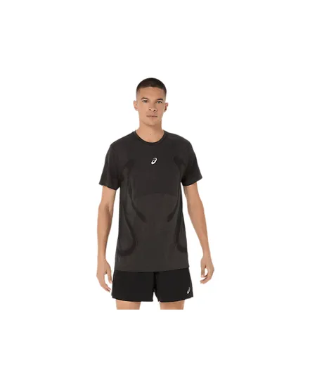 T-shirt Homme ROAD SEAMLESS SS TOP Noir