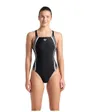 Maillot de bain Femme WOMEN S SWIM PRO BACK GRAPHIC Noir