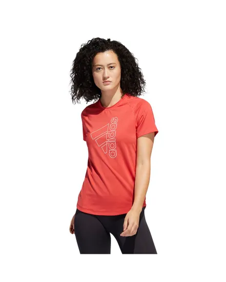 T-shirt femme TECH BOS TEE Rouge
