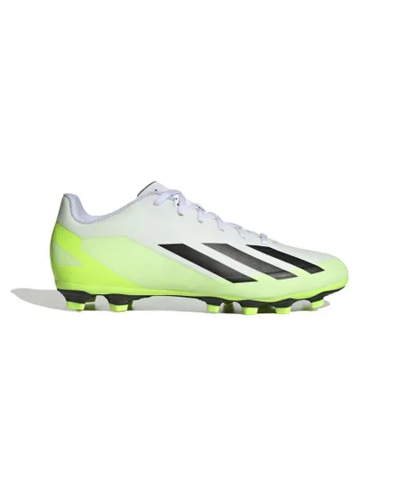 Crampons de football Unisexe X CRAZYFAST.4 FXG Blanc