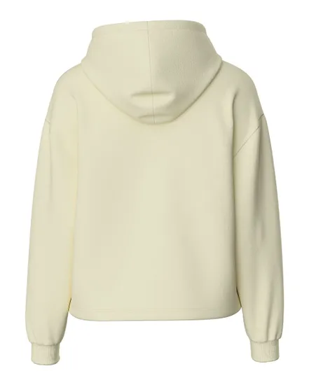 Sweat à capuche manches longues Femme PCCHILLI LS HOODIE NOOS BC Beige