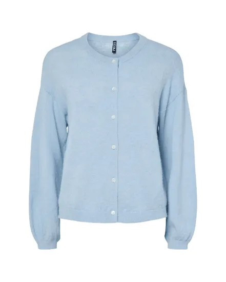Cardigan Femme PCNAOMI Bleu Cachemire