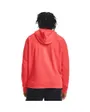 Sweat à capuche Homme UA RIVAL FLEECE HOODIE Rouge