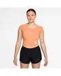 T-shirt Femme W NK TEMPO SWOOSH RUN DF SS Orange