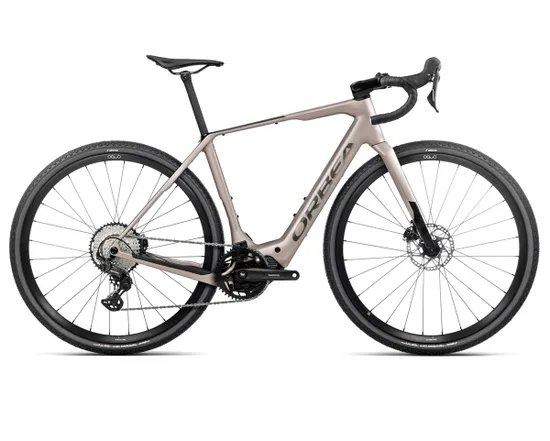 Vélo de gravel électrique Unisexe DENNA M40 Nickel/Carbone