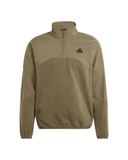 Veste zip Unisexe M FI 3S 1-4Z Q4 Marron