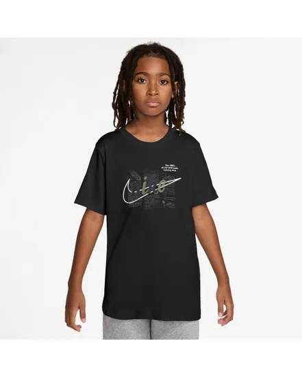 T-shirt Enfant plus agé K NSW TEE CLUB SCRIPT Noir