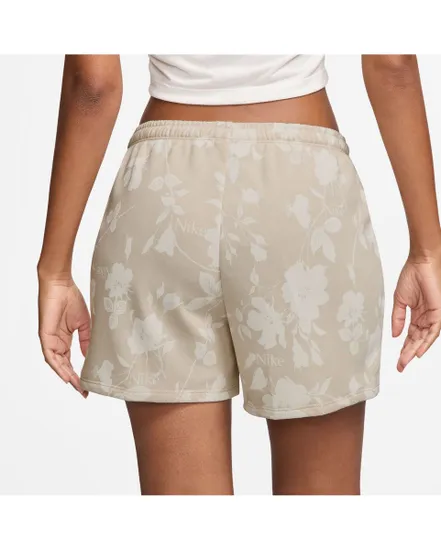 Short Femme W NSW NK CHLL FT MR 4 AOP Beige