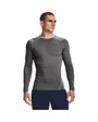 T-Shirt ML Homme UA HG ARMOUR COMP LS Gris
