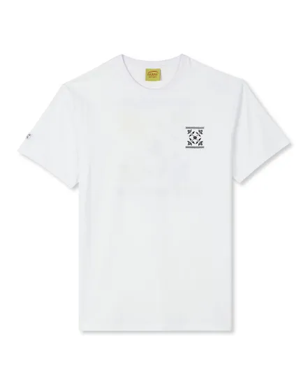 TEE SHIRT MANCHES COURTES GRAPHIQUE Homme Blanc