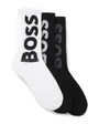 Lot de 3 paires de chaussettes Homme 3P QS RIB LOGO CC Multicolore
