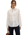 Chemisier Femme VMODONA LS SHIRT WVN NOOS Blanc à motifs