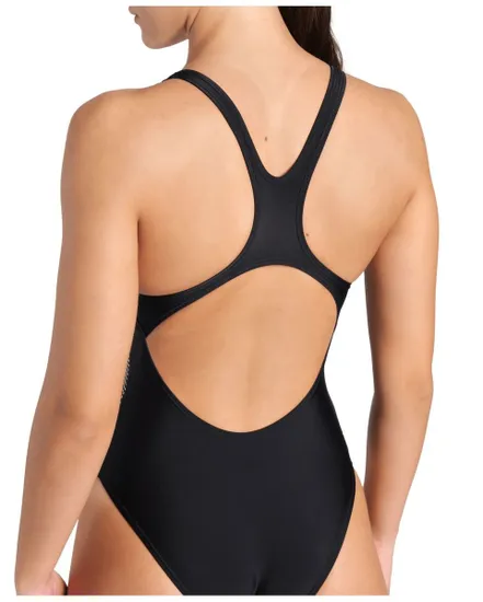 Maillot de bain Femme WOMEN S SWIM PRO BACK GRAPHIC Noir