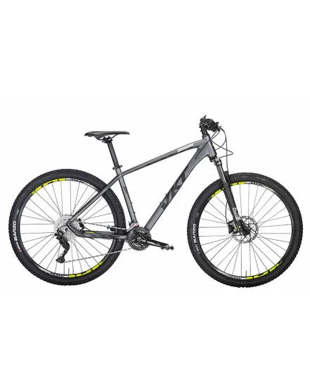 VTT semi rigide Unisexe ARROW 2.0 DEORE 1X11V Gris/Noir/Vert Citron