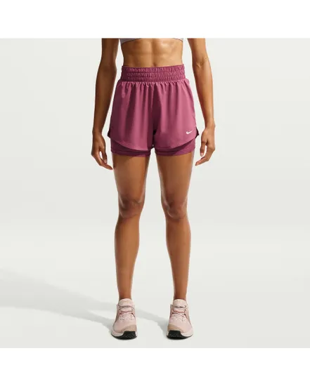 Short Femme W NK ONE DF HR 3IN 2N1 SHORT Rose