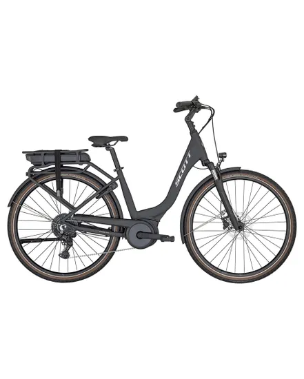 Vélo électrique urbain/trekking Unisexe SUB ACTIVE ERIDE 10 UNISEX RACK Noir