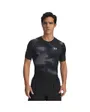 T-shirt Homme UA HG ARMOUR PRINTED SS Noir