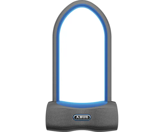 Antivol en U 770A/160 HB 230 SMARTX + SUPPORT US KF Bleu