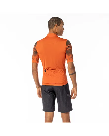 Maillot manches courtes Homme GRAVEL 10 Orange/Gris