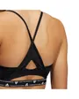 Soutien-gorge sport Femme TRN LS 3S B Noir
