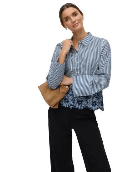 Chemise Femme VMMARY LS SHIRT WVN GA