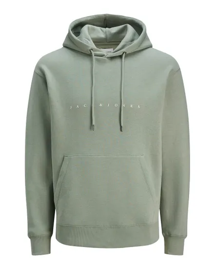Sweat à capuche manches longues Homme JJESTAR JJ SWEAT HOOD NOOS Vert